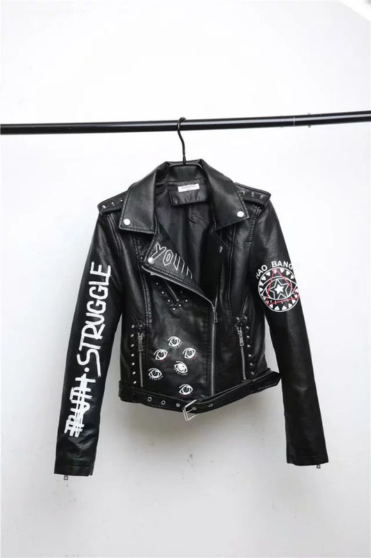 New Women Faux Soft Leather Jackets